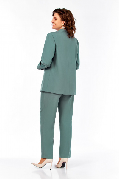 Блуза, брюки, жакет Ольга Стиль С-100 мятный - фото 5