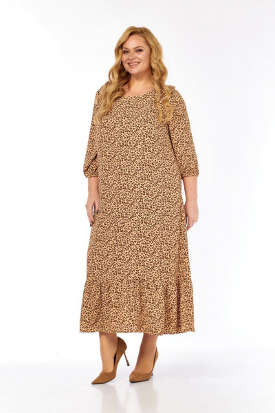 Платье СиБон 0299 рыжий - фото 1