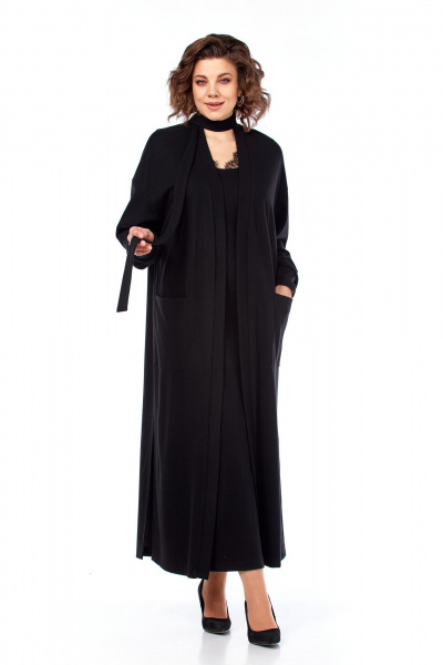 Кардиган, платье Диомант 2145 черный - фото 18