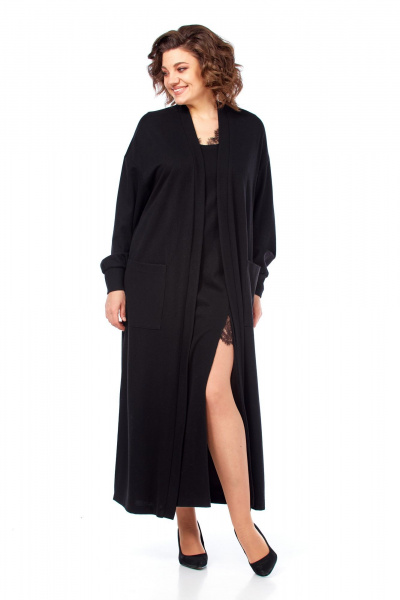 Кардиган, платье Диомант 2145 черный - фото 14