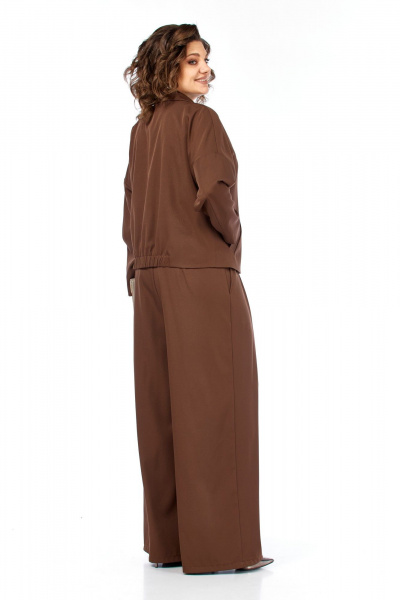 Брюки, жакет Диомант 2148 коричневый - фото 11