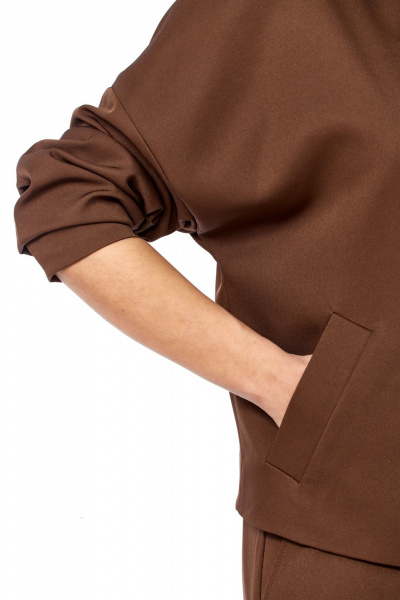 Брюки, жакет Диомант 2148 коричневый - фото 5