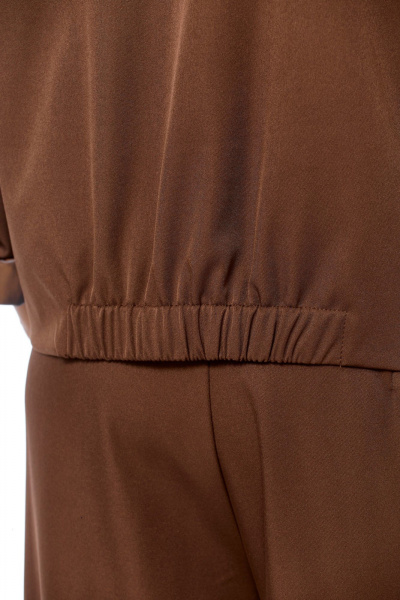 Брюки, жакет Диомант 2148 коричневый - фото 2