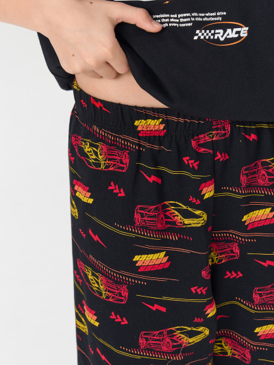 Джемпер, шорты Mark Formelle 563340/25-38724ПП-0 черный_гоночные_тачки_3_сл_на_пол - фото 4