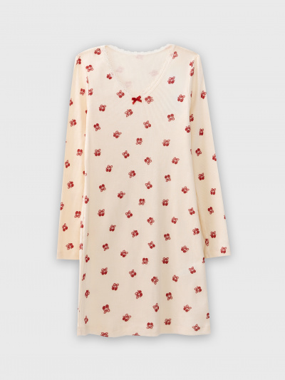 Сорочка Mark Formelle 577728/25-36490ПП-1 вишенки_на_св.молочном - фото 1