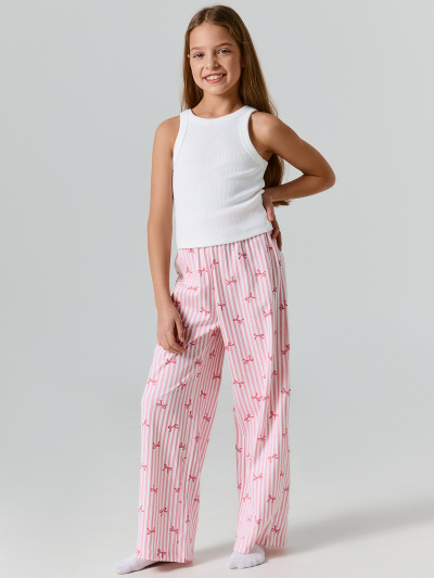 Брюки Mark Formelle 587001/25-39534ПП-0 бантики_на_розовой_полоске - фото 1