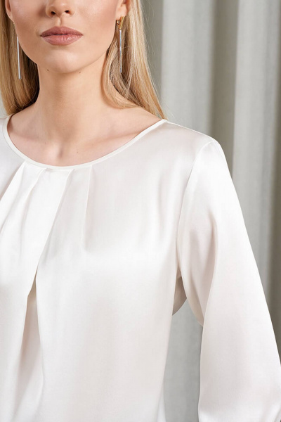 Блуза Nelva 23178 молочный - фото 3