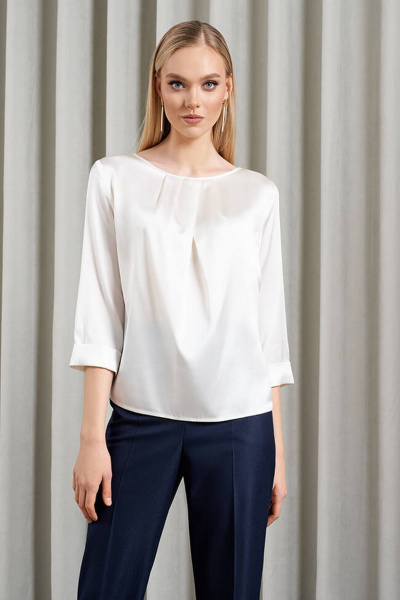 Блуза Nelva 23178 молочный - фото 1