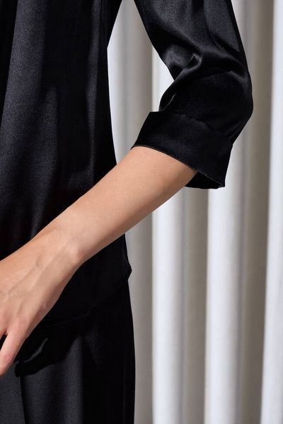 Блуза Nelva 23178 черный - фото 3