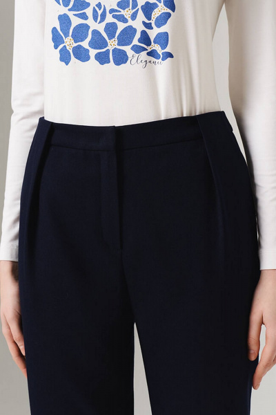 Брюки Nelva 31095 темно-синий - фото 3