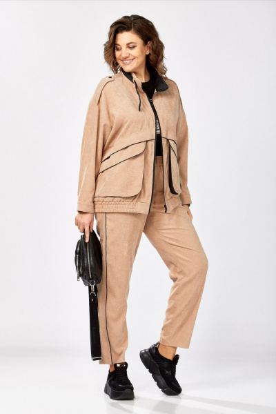 Брюки, ветровка Lady Secret 25229 бежевый - фото 4