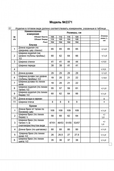 Блуза, брюки Alani Collection 2371 - фото 7