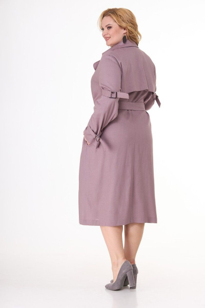 Платье Anelli 1029 фиолетовый - фото 5