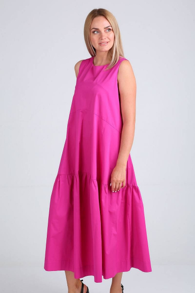 Платье FloVia 4084 розовый - фото 3