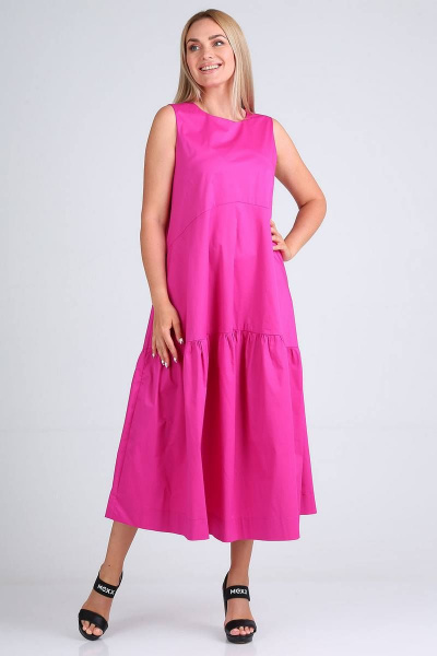 Платье FloVia 4084 розовый - фото 2