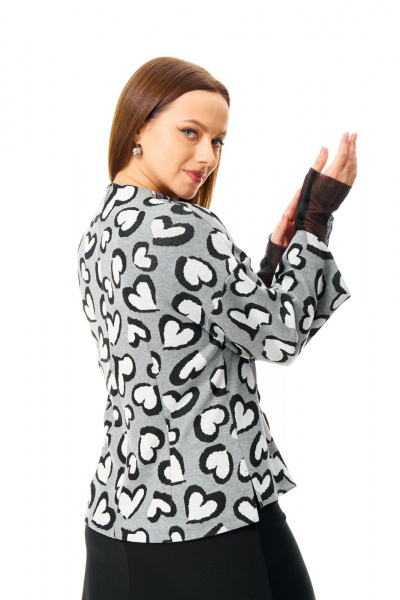 Джемпер, манжеты T&N 7724 сердечки - фото 4