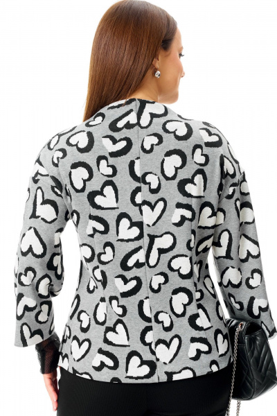 Брюки, джемпер, манжеты T&N 7725 сердечки-черный - фото 6