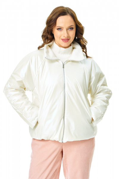 Брюки, куртка T&N 7734 молочный-пудра - фото 10