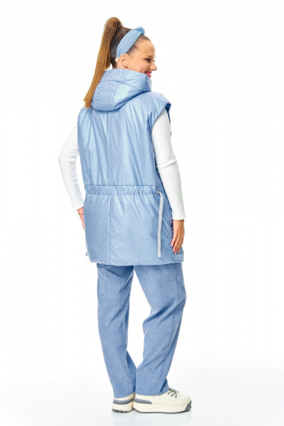 Брюки, жилет T&N 7735 голубой - фото 4