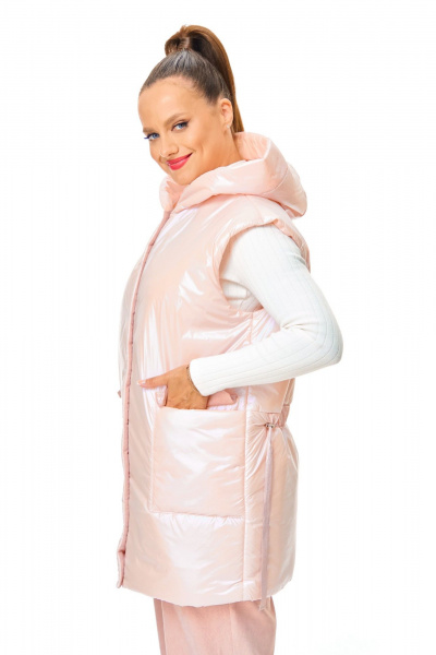 Жилет T&N 7736 розовый - фото 2