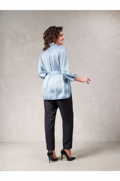 Блуза Erika С-149-2 голубой - фото 3