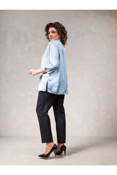 Блуза Erika С-149-2 голубой - фото 2