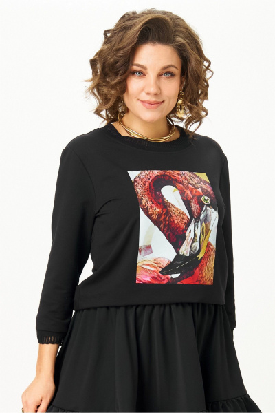 Джемпер Rumoda 2280 черный_дл.р. - фото 6