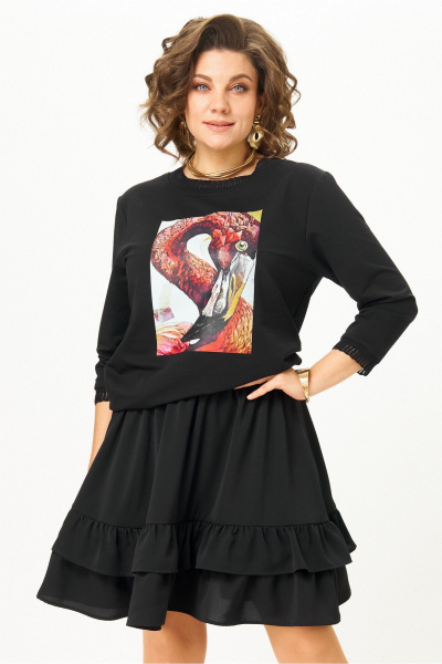 Джемпер Rumoda 2280 черный_дл.р. - фото 3