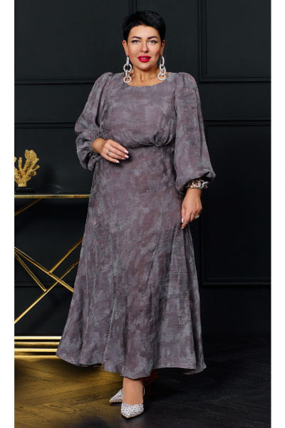 Платье Vittoria Queen 27103 меланж_серый - фото 7