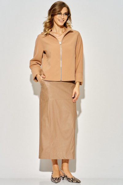 Юбка Laikony L-924 карамель - фото 2