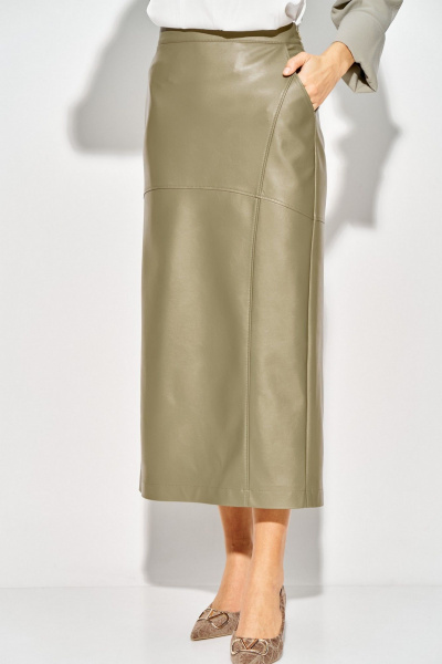 Юбка Laikony L-924 шалфей - фото 4