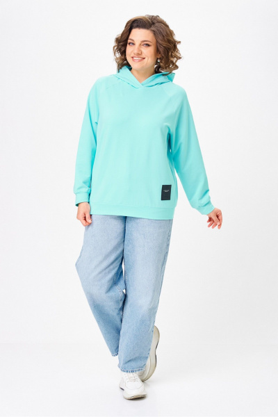 Худи Rumoda 2283 бирюзовый - фото 8