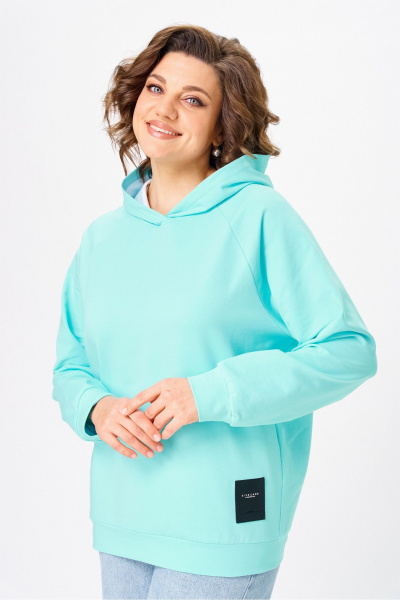 Худи Rumoda 2283 бирюзовый - фото 5