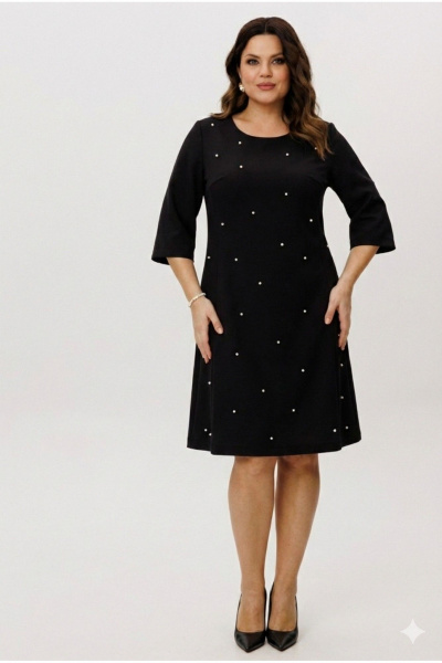 Платье ANIDEN 720-2 черный - фото 1