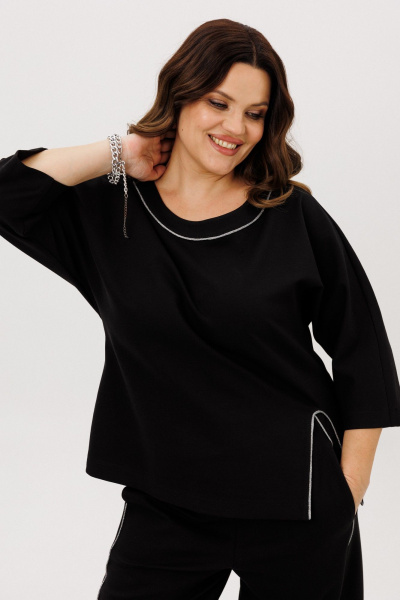 Блуза, брюки ANIDEN 6117-1 черный - фото 9