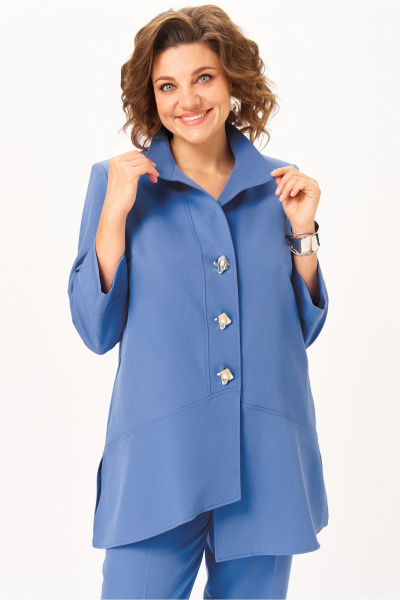 Брюки, туника Vilena 1110 джинс - фото 6