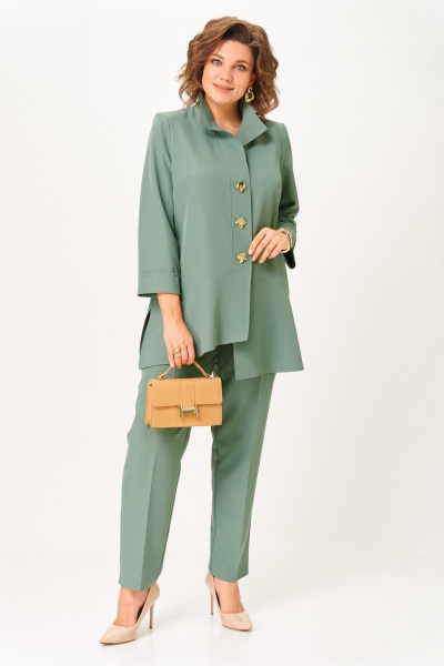 Брюки, туника Vilena 1110 полынь - фото 8