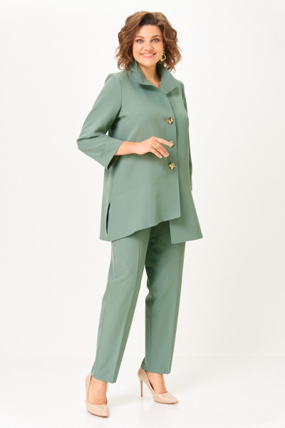 Брюки, туника Vilena 1110 полынь - фото 1