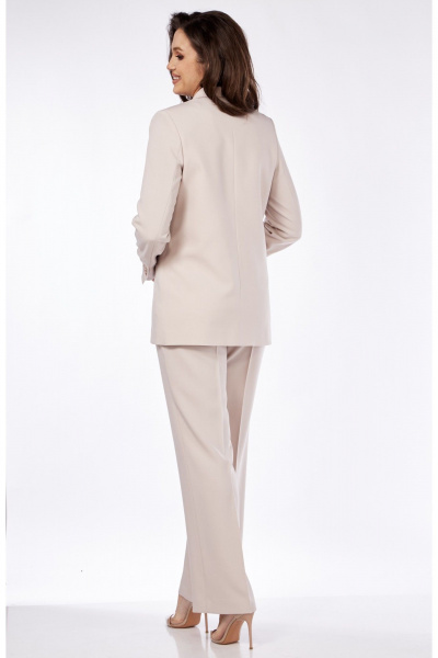 Брюки, жакет, жилет Vilena 1120 кремовый - фото 7