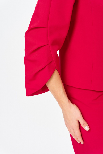 Жакет, юбка Vilena 1126 красный - фото 7