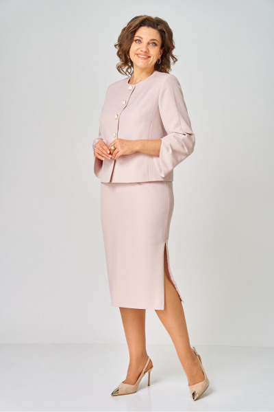 Жакет, юбка Vilena 1126 кремовый - фото 15