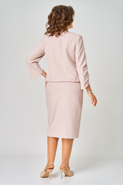 Жакет, юбка Vilena 1126 кремовый - фото 6