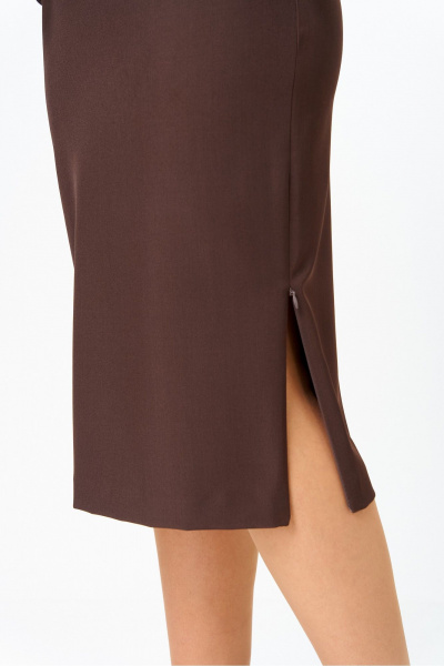 Жакет, юбка Vilena 1126 шоколад - фото 4