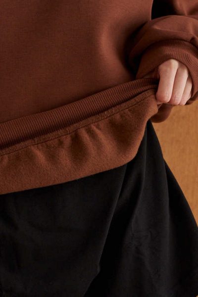 Свитшот 10DENCY 23621 коричневый - фото 6