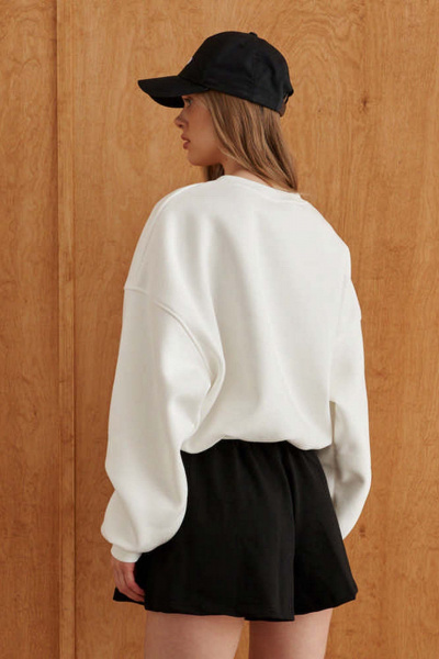 Свитшот 10DENCY 23621 молочный - фото 8