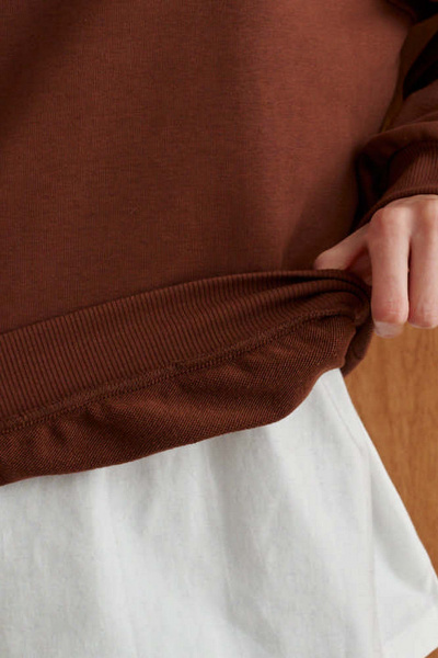 Свитшот 10DENCY 23622 коричневый - фото 6