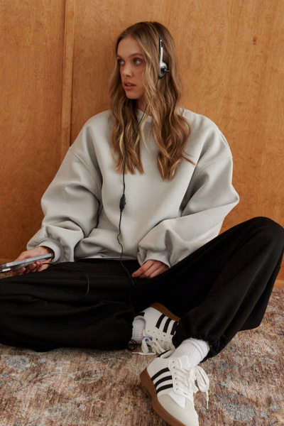 Свитшот 10DENCY 23623 серый - фото 7