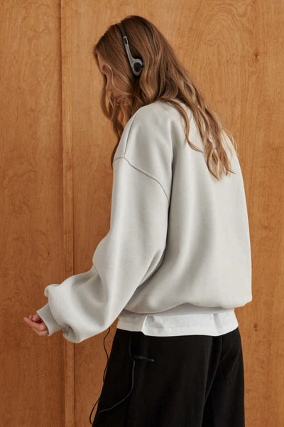 Свитшот 10DENCY 23623 серый - фото 6