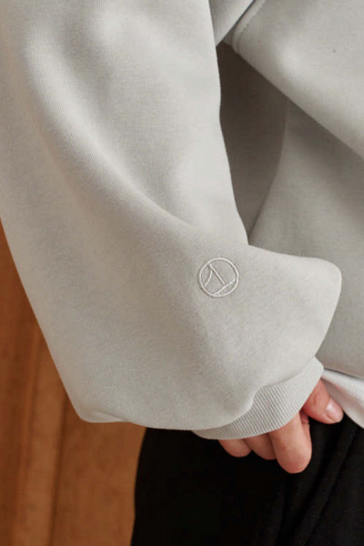 Свитшот 10DENCY 23623 серый - фото 4