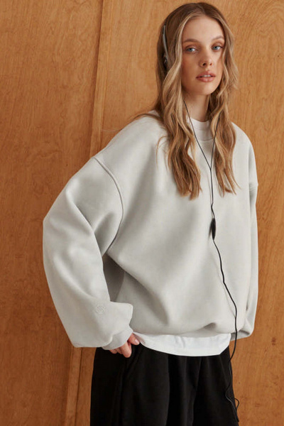 Свитшот 10DENCY 23623 серый - фото 1